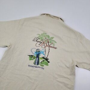 Tommy Bahama Men's S/S Measure Twice Putt Once Golf Theme Embroidered Shirt SZ M